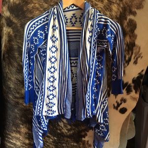 Aztec Print Cardigan